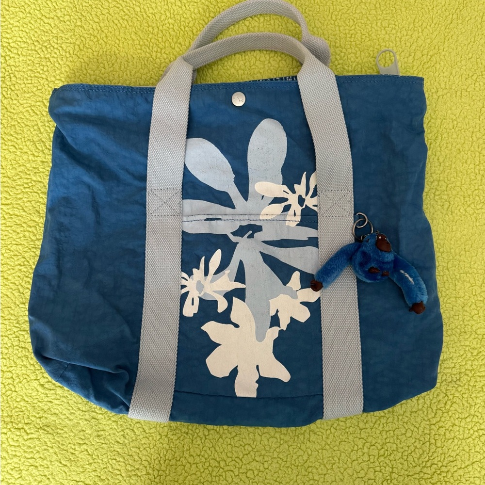 Kipling Blue Tote Bag